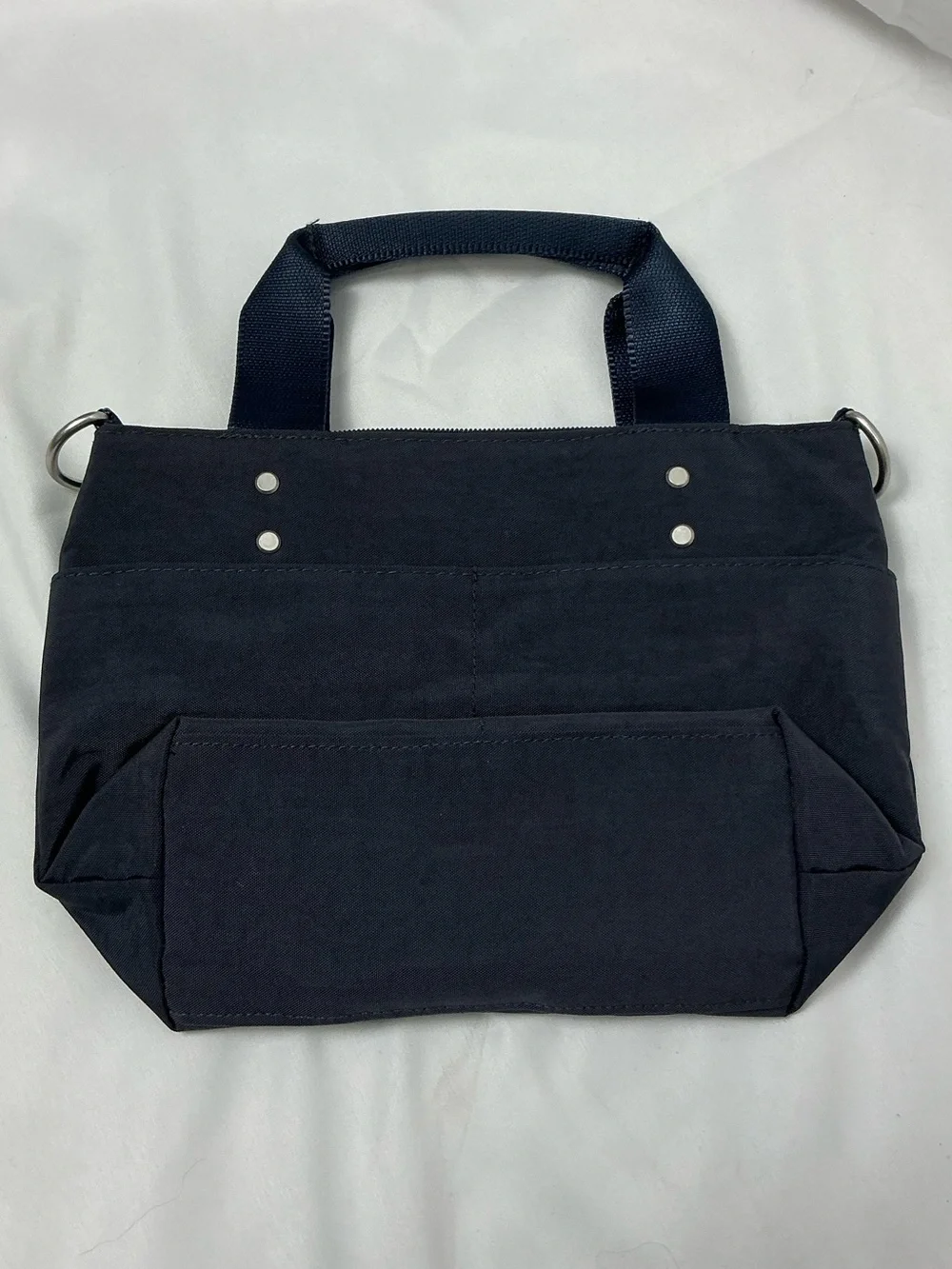 Baggallini Navy Compact Tote with Top Handles - Picture 3 of 6